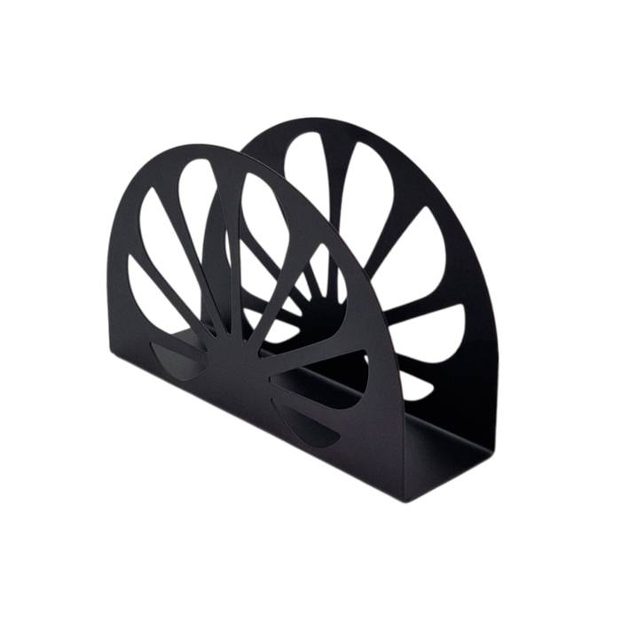 Servilletero Semicircular Negro