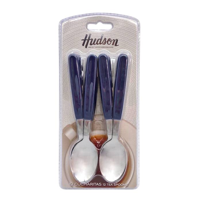 Cucharita De Te Hudson Basic Azul Pack X12