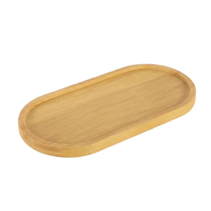 Bandeja Multiuso Oval Bambu 30X14Cm.