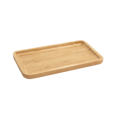 Bandeja Multiuso Rectang. Bambu 24X12Cm.