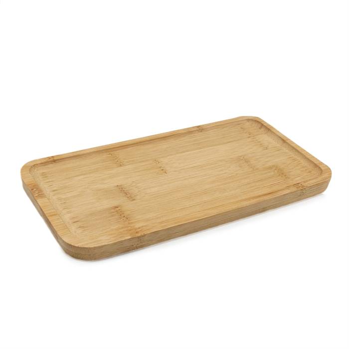 Bandeja Multiuso Rectang. Bambu 24X12Cm