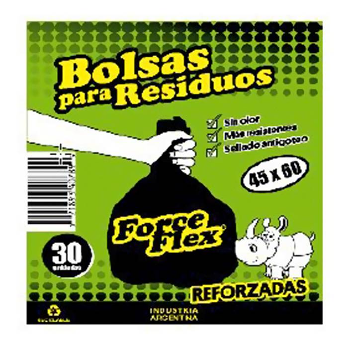 Bolsa Residuo Forceflex 45X60X30U 20Mic