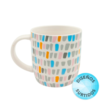 Taza Ceramica Decorada 360Cc