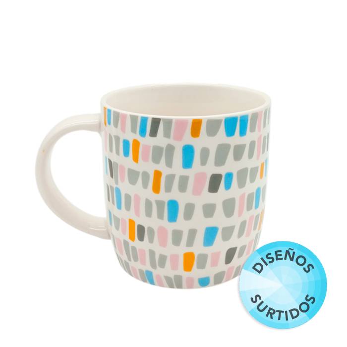 Taza Ceramica Decorada 360Cc