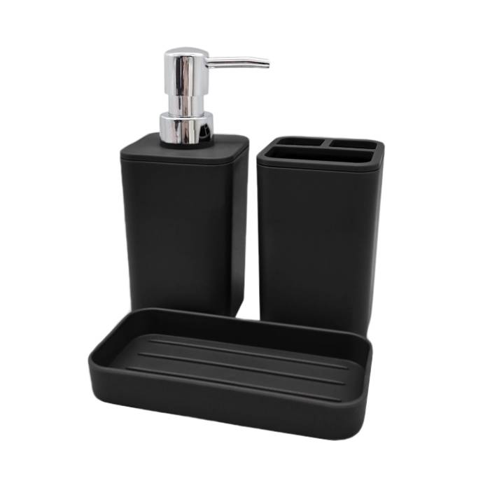 Set De Baño 3Pz. Suka Negro