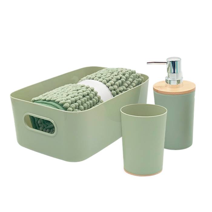 Set De Baño 4Pz. Verde Laffitte