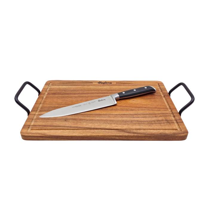 Tabla P/ Carne + Cuchillo Profe. Hudson