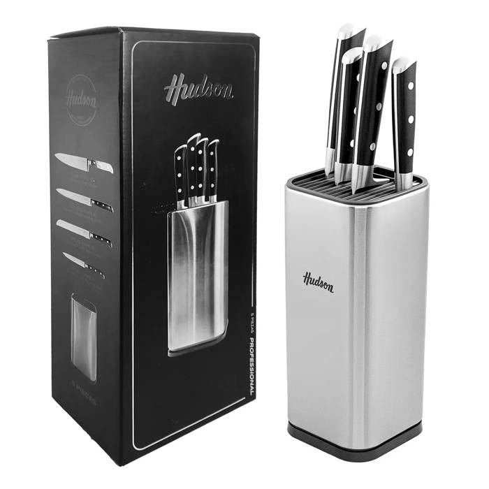 Set X4 Cuchillo Hudson Profesional C/Soporte
