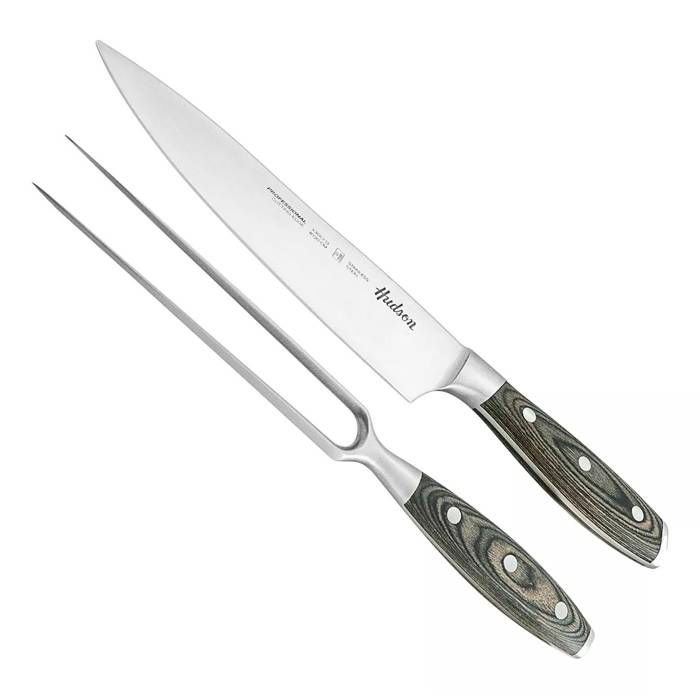 Set Hudson Bbq Cuchillo+Tenedor Trinchante