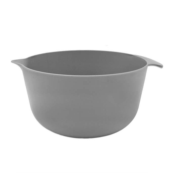 Bowl Batidor Plastico 4 Lts Carol Gris