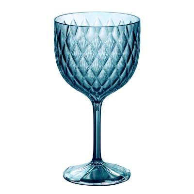 Copa Acrilica Glamour Gin 540ml Azul