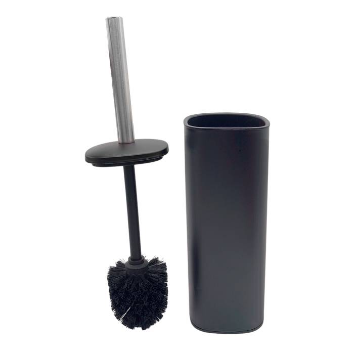 Escobilla C/Vaso Square Negra Suka
