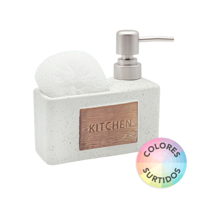 Dosificador Kitchen C/Porta Esponja