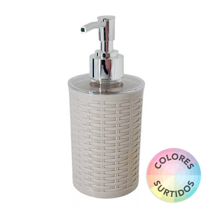 Dosificador Jabon Plast. Simil Ratan
