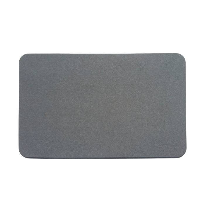 Alfombra Diatomita Gris Oscuro Laffitte