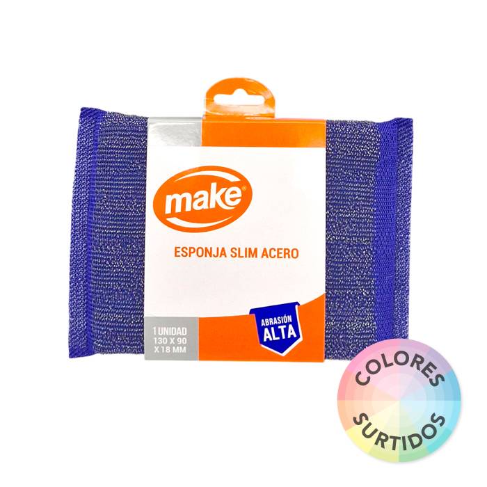 Esponja Slim Acero Make