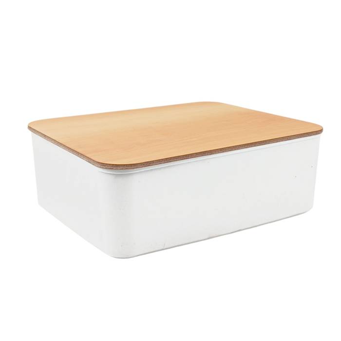 Caja Organizadora Nova Doble T/Bambu 15 Div.