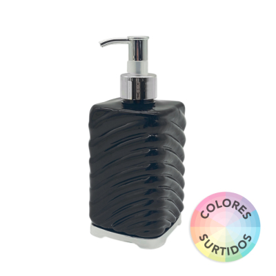 Dosificador Jabon Rectang. Plastico Labrado