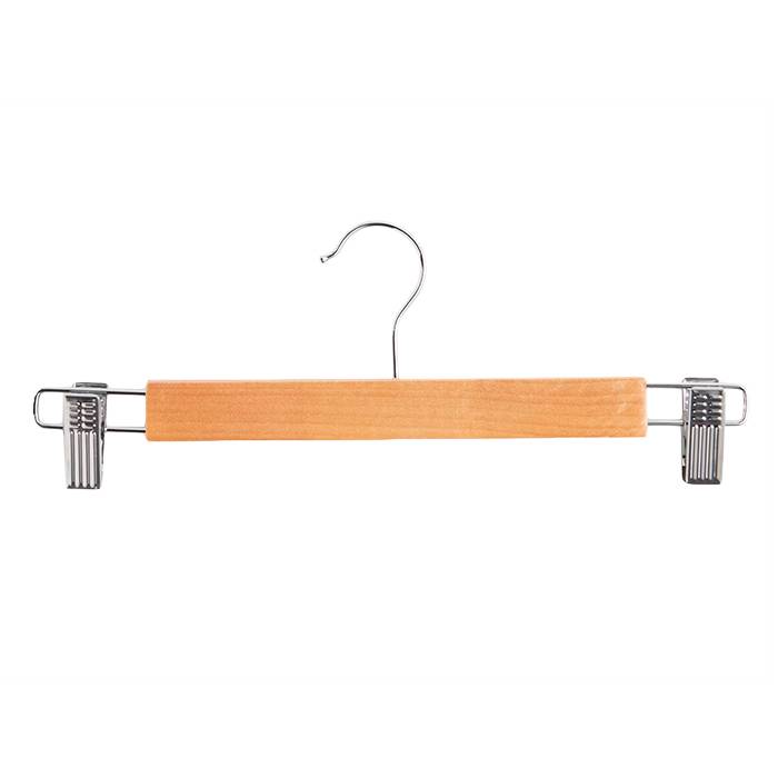 Percha De Madera Con Broches 34Cm.