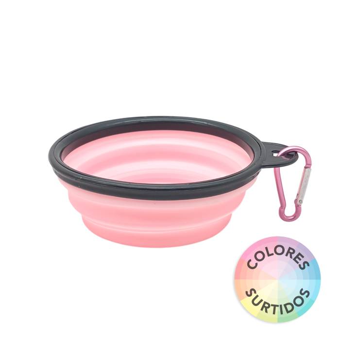 Plato Plegable Chico P/ Mascota