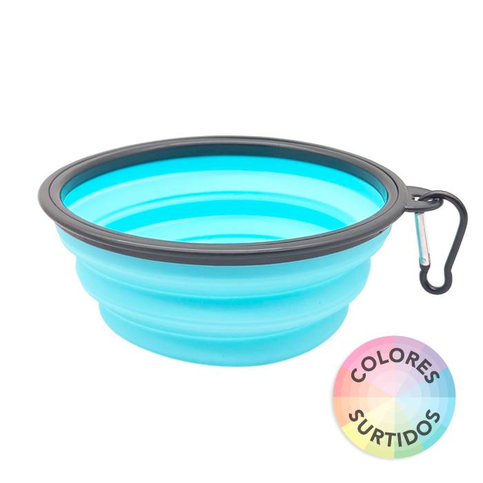 Plato Plegable Grande P/ Mascota