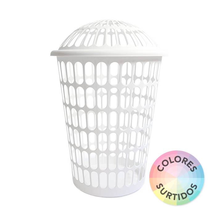 Cesto Ropa Calado C/Tapa Deses Plast