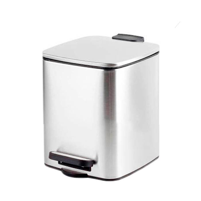 Residuo Pedal Acero Cuad. Silver 6 L Suka