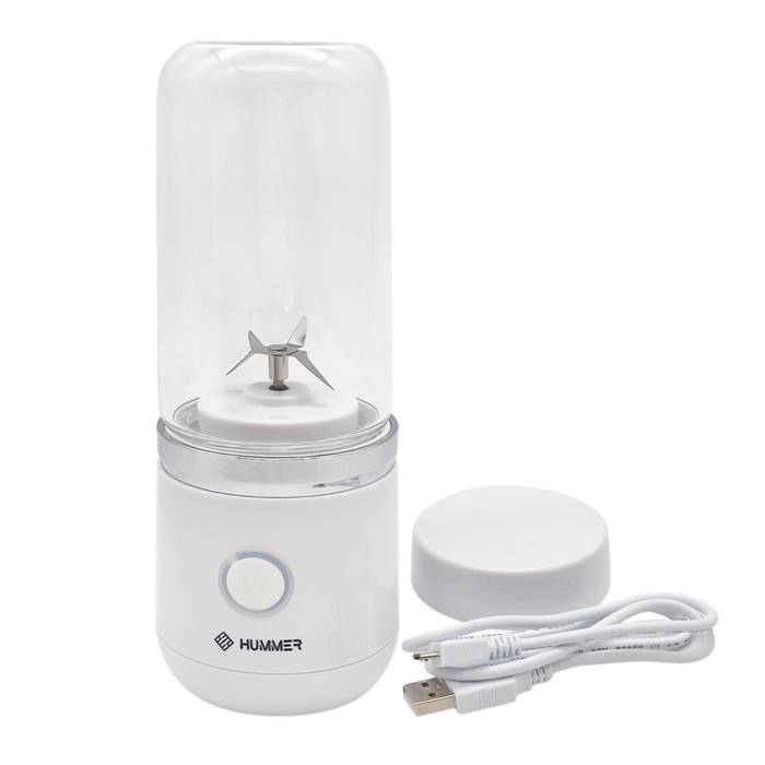Licuadora Portatil Vidrio 380Ml. Hummer