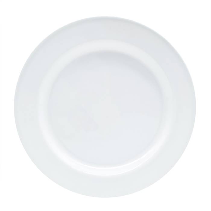 Plato Playo Melamina Blanca 25Cm