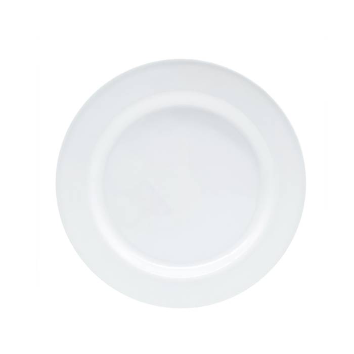 Plato Postre Melamina Blanca 20Cm