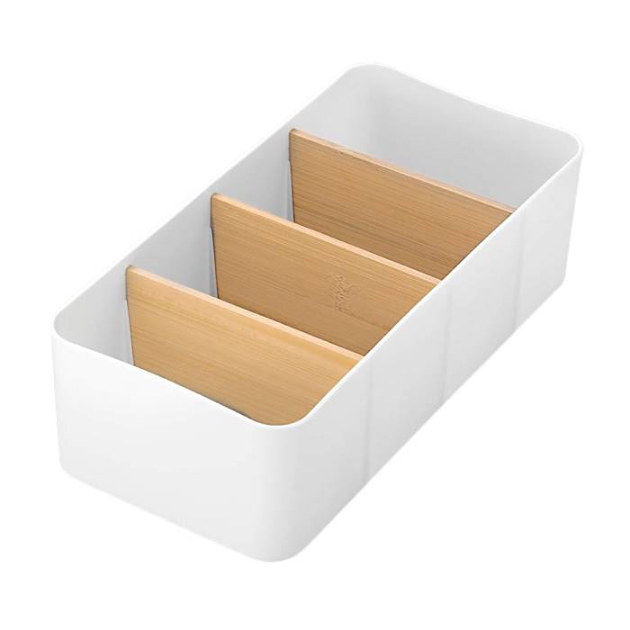 Organizador 4 Div. Bambu Movibles