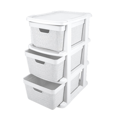 Cajonera Yute 15 Lt. Blanca Jaguar