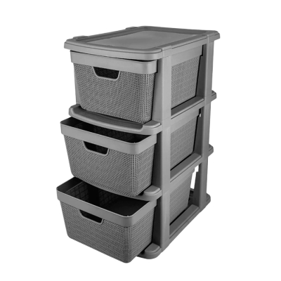 Cajonera Yute 15 Lt. Gris Jaguar