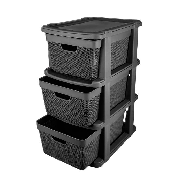 Cajonera Yute 15 Lt. Negra Jaguar