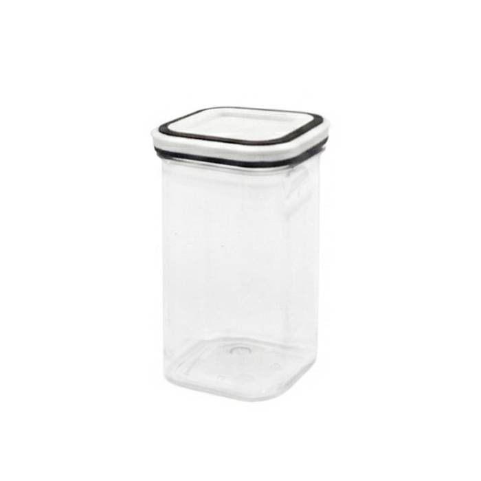 Tarro Hermetico Cuadrado Pet 750Ml.