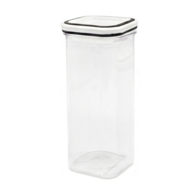 Tarro Hermetico Cuadrado Pet 1000Ml.