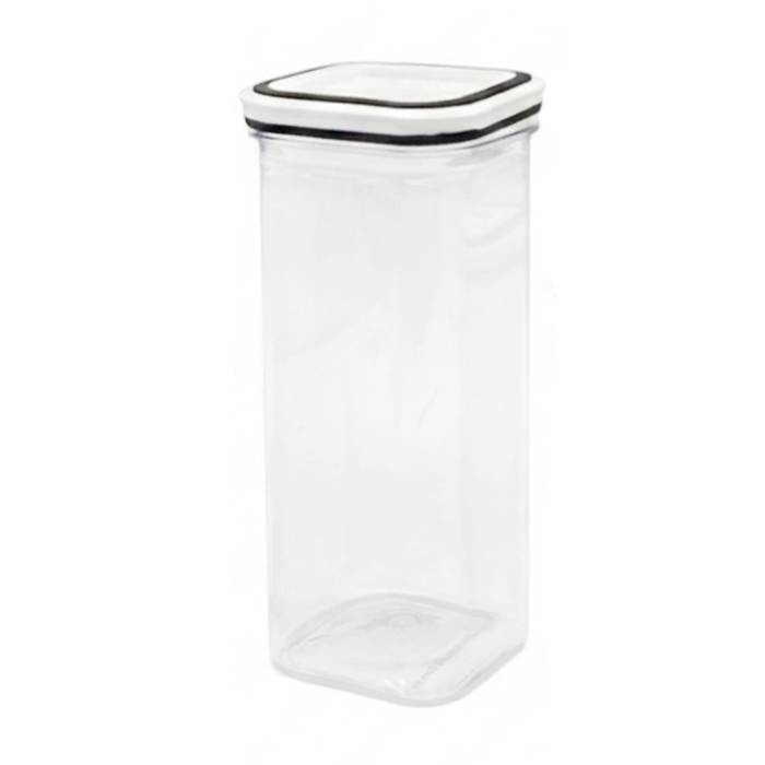 Tarro Hermetico Cuadrado Pet 1000Ml.