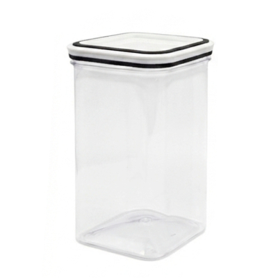 Tarro Hermetico Cuadrado Pet 1500Ml.