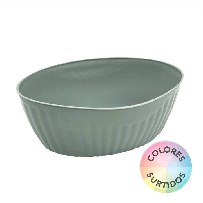 Fuente Oval Facetada Cmpo