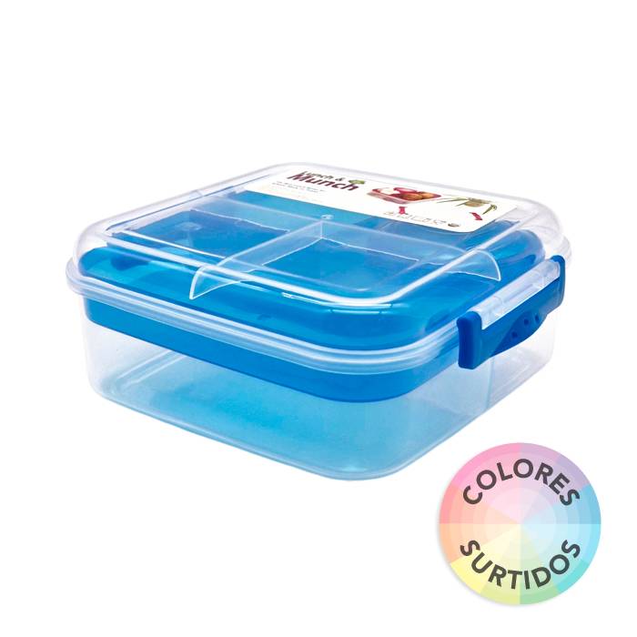 Lunchera Cuad. 3 Divisiones C/ Pote