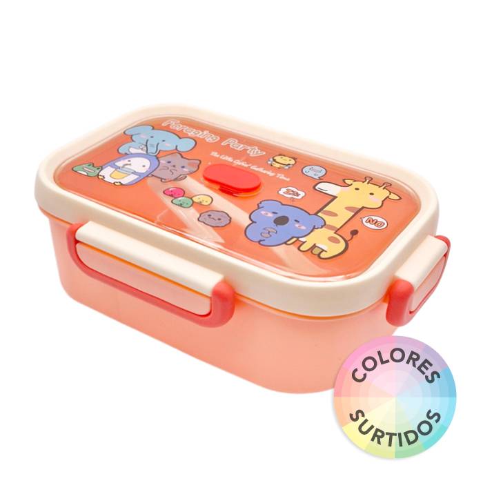 Lunchera Infantil 2 Divisiones C/Cubiertos