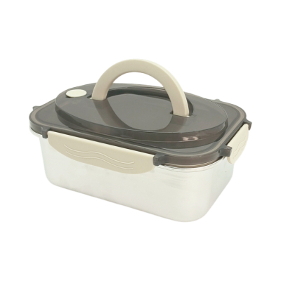 Lunchera Acero Inox. T/Plastica 4 Trabas