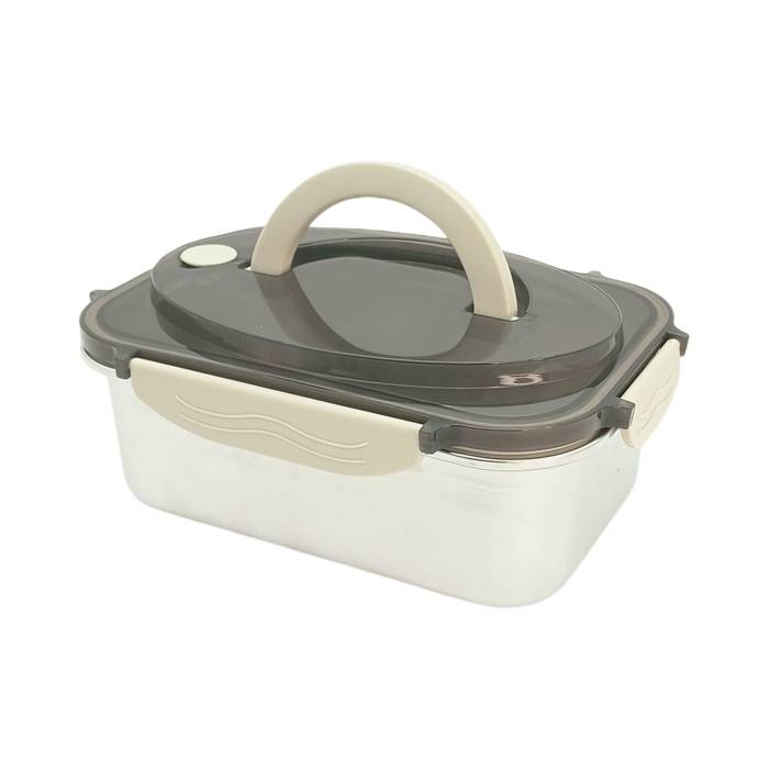 Lunchera Acero Inox. T/Plastica 4 Trabas