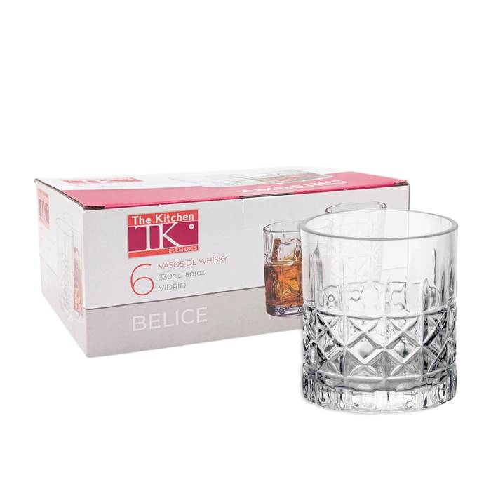 Vaso Whisky Costa 330Cc Pack X6