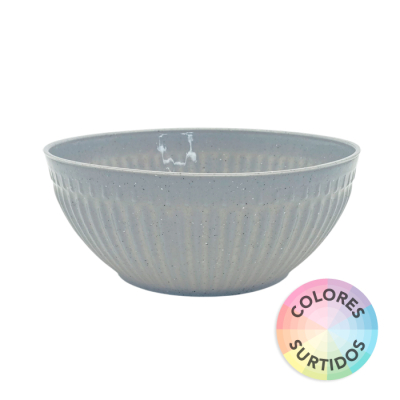 Ensaladera Plastica Mediana Roma Granito