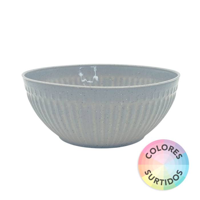 Ensaladera Plastica Mediana Roma Granito