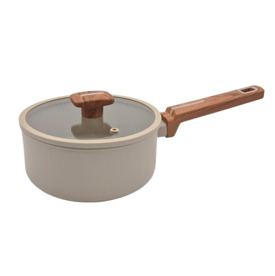 Cacerola Carol 18Cm. Forjado Beige C/Mango