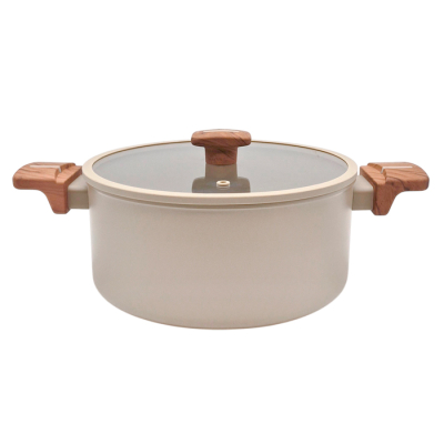 Cacerola Carol 24Cm. Forjado Beige