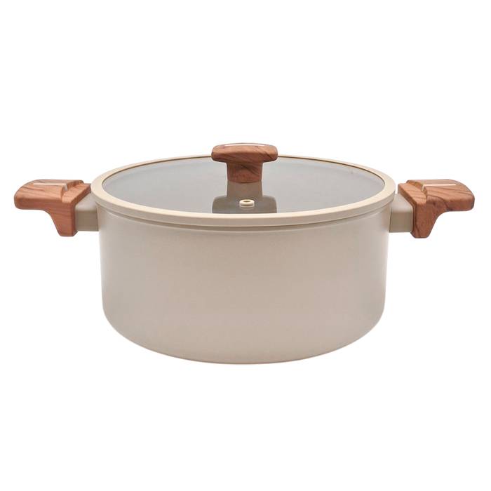 Cacerola Carol 24Cm. Forjado Beige