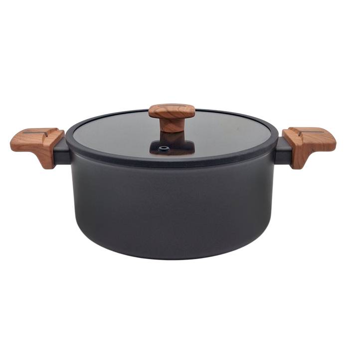 Cacerola Carol 24Cm. Forjado Negro